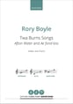 Twa Burns Songs SAB choral sheet music cover